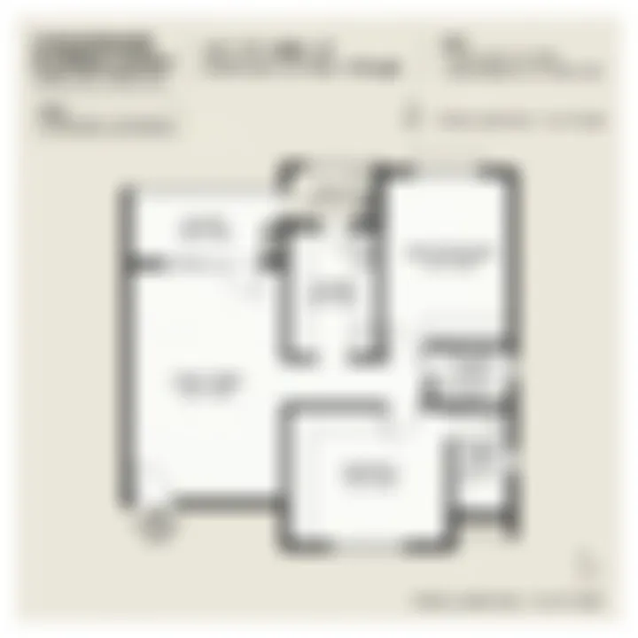 2 BHK Floor Plan – Casagrand Kumbalgodu